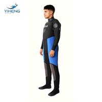 Combinaison de plongée en néoprène respirante et imperméable pour homme avec fermeture éclair dorsale et logo personnalisé pour la plongée sur glace et la plongée en eaux courantes