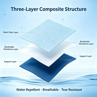 Membrane respirante imperméable de haute qualité pour rénovation murale extérieure, 1,5m x 50m, couleur personnalisée, durable et écologique