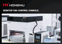 Machine de découpe laser à fibre compacte 6060 avec contrôle par application intelligente, graveur laser de bureau, soudeuse et machine de décapage de rouille