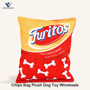 Jouet en peluche <span class=keywords><strong>pour</strong></span> <span class=keywords><strong>chien</strong></span> en forme de sac de chips, jouet amusant <span class=keywords><strong>pour</strong></span> chiot en forme de sac de maïs croustillant <span class=keywords><strong>avec</strong></span> motif d'os, jouet en peluche doux <span class=keywords><strong>pour</strong></span> <span class=keywords><strong>chien</strong></span> <span class=keywords><strong>pour</strong></span> le jeu et le rapport - Product Image 5