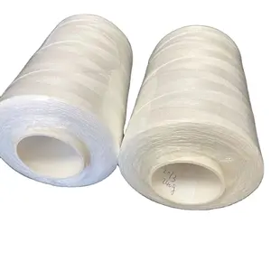 中国批发线100% 涤纶工业缝纫线100% 涤纶短纤针织用于缝纫和编织