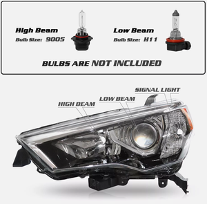 Funkywheel OEM 2016 faro lámpara halógena y xenón faros delanteros originales de faro para Toyota 4Runner 2014 - Product Image 2