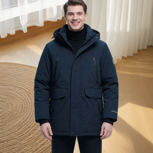 <span class=keywords><strong>Veste</strong></span> Softshell de ski, Blouson bomber, Doudoune en duvet de canard, Manteau d'extérieur à capuche zippé personnalisé, Doudoune pour <span class=keywords><strong>homme</strong></span> - Product Image 6