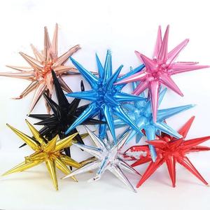Wholesale 26/40 Inch Raindrop Cones Globos Exploding Explosive Star Ballons Helium Starburst Foil <b>Balloons</b> - Product Image 3