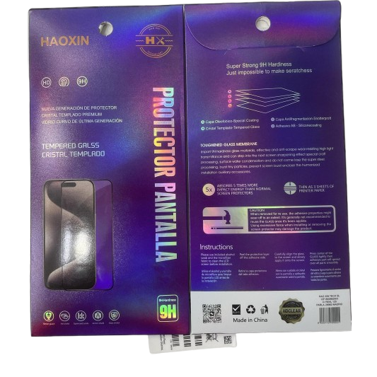 Anti-Scratch 9H Hardness 2.5D Full Tempered Glass Screen Protector for 13 Mini Phone A++ Quality 0.33mm Thick