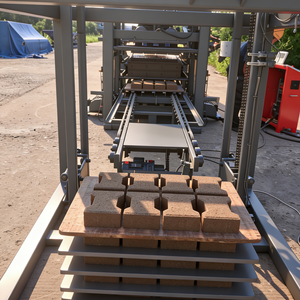 छोटे ब्लॉक कारखाने के लिए डिज़ाइन किए गए खोखले ब्लॉक उत्पादन के लिए QT4-25 पूरी तरह से स्वचालित ब्लॉक मशीन - Product Image 3