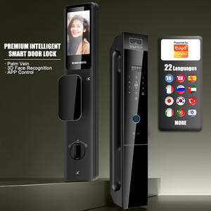 Terbaru wifi pintu viewer video cerdas palm <span class=keywords><strong>vein</strong></span> digital pemindai wajah membuka multipoint kunci pintu pintar - Product Image 2