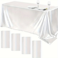Nappe carrée en polyester de couleur unie en gros, nappe de banquet d'hôtel et de mariage, décoration de couleur unie personnalisable