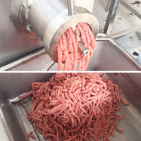 Mesin pengiris penggiling daging, penggiling daging babi sapi beku 500kg/Jam gaya baru