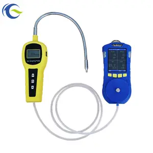 Detektor Gas Multi CO2 H2S CH4 dengan Pencatatan Data 4 Monitor Gas dengan Pompa Pengambilan Sampel Gas