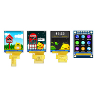 1,3 Zoll 128x128 TFT IPS LCD-Anzeigemodul mit GC9109-Treiber-IC, Weißer LED-Hintergrundbeleuchtung, SPI/MCU-Schnittstelle, 7/12/24 Pin Einsteck-Schweißanschluss