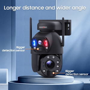 Kim loại 4k ống kính kép 20W 50x Zoom 4G năng lượng mặt trời Máy ảnh ai toàn thời gian ghi âm aov 20000mAh pin IP66 kép PIR CCTV Camera An Ninh - Product Image 3