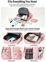 Sacs d'école pour enfants, sac d'école pour enfant, sac d'école pour enfants léger en Oxford, grande capacité, résistant à l'eau, sac de voyage pour ordinateur portable