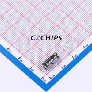 Condensateur électrolytique en aluminium à montage traversant GH220M050C110A, composant à montage traversant (THT), D5xL11mm 22uF 20% 50V 2mm - Product Image 1