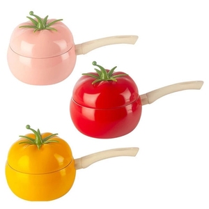 Sartén en forma de fruta y tomate, olla de Cocina de Inducción, utensilios de cocina de aluminio antiadherentes, suministros de cocina para el hogar, venta al por mayor - Product Image 1