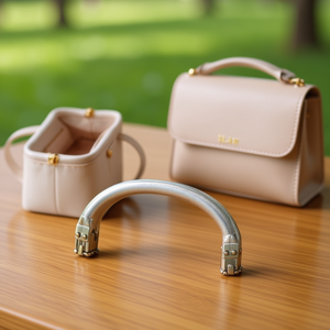 Manico per borsa Ilan 19cm con chiusura in metallo per accessorio borsa - Product Image 2