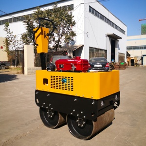 High Quality Hand Mini Road Roller Compactor Walking Type Hydraulic for Sale - Product Image 2