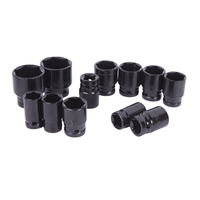 Soket Hex baja vanadium krom hitam 1/2 inci kualitas tinggi dengan harga murah