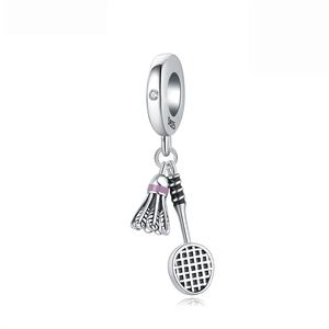 925 argent Sterling Zircon coeur forme sport combinaison <span class=keywords><strong>basket</strong></span>-ball vélo <span class=keywords><strong>moto</strong></span> pendentif bracelet à bricoler soi-même collier - Product Image 2