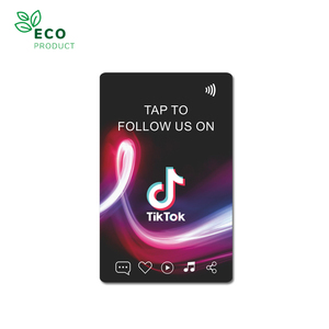 Business TikTok Review Cards PVC/PAPER NFC Tap Social RFID Tiktok Business Cards - Product Image 5