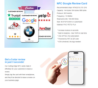 Tarjeta DE REVISIÓN DE Google sin contacto NFC Tarjeta DE REVISIÓN DE Google aprovechable, lleva instantáneamente a los clientes a revisar la tarjeta de Google