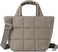 Nuevo bolso cruzado acolchado para mujer, cartera esponjosa, chaqueta acolchada de algodón de un solo hombro informal, bolso de mano hecho de poliéster