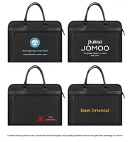 Maletín de Negocios para Hombre, de Tela Oxford, Impermeable, para Portátil y Documentos, con Doble Cremallera, Personalizable con Logotipo