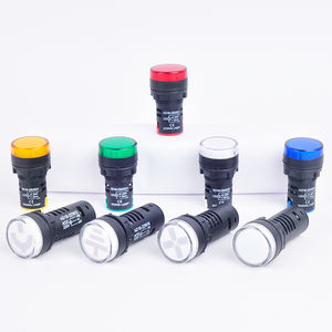 צ 'יף הוביל אור כחול 110v 220v v עוצמת אור מחוון אור חור הרכבה גודל 22mm (7/8 ") 120 ac/dc אור טייס אור - Product Image 3