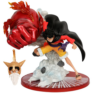 Whosale 25cm PVC <span class=keywords><strong>Luffy</strong></span> Figure Double-Tête Singe Jouet Gros Poing Anime Gear 3 Collection Modèle Décoration pour Enfants - Product Image 6