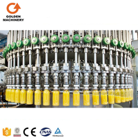 Complete set 9000bph PET flesjes mango sap vulproductielijn fruitsap vulmachine