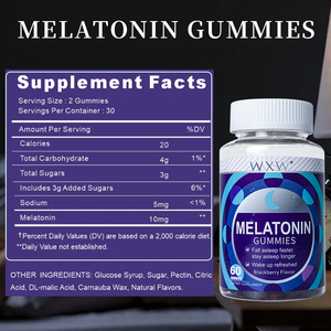 In StockSleep Better Sodium Extract Great Taste Melatonin Gummies Permanecer dormido más tiempo para adultos Sleep Gummies Ayuda a calmarse - Product Image 6