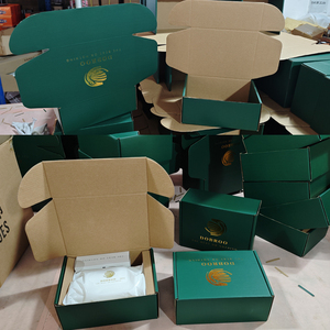 Bán buôn tùy chỉnh sóng quà gấp hộp OEM nhà máy sinh thái thân thiện vận chuyển Giấy hộp bưu phẩm bao bì với logo - Product Image 6