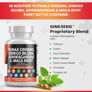 Biocchn Đỏ Hàn Quốc Panax <span class=keywords><strong>Ginseng</strong></span> Viên nang với Ashwagandha, củ cải đường, chiết xuất trà xanh Maca bổ sung năng lượng viên nang - Product Image 4