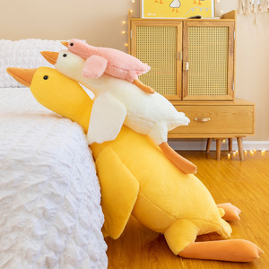 Hot <strong>Sale</strong> Strength Merchant Wholesale White <strong>Goose</strong> Plush Pillow Duck Plush Toy - Product Image 5