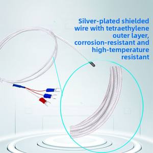 Aanpasbare 3-draads Klasse Een Roestvrijstalen Thermokoppel Temperatuursensor Pt100 Sonde Oem Ondersteunde Luchtcompressor Reserveonderdelen - Product Image 3