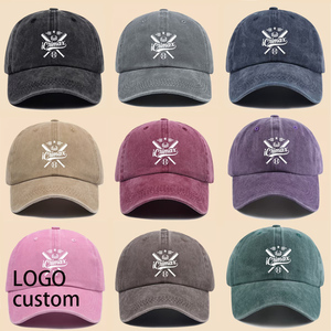 Gorra de Béisbol Vintage con Letras Desgastadas, Diseño OEM/ODM, Patrón de <span class=keywords><strong>Flecha</strong></span> Impreso en 3D, Corona Suave y Transpirable, Protección Solar - Product Image 1