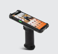 5G computadora de mano PDAs RFID escáner de código de barras dispositivo de mano Android 12 NFC RFID industrial móvil resistente lector PDA