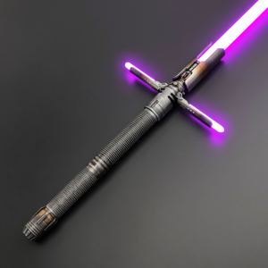 TXQsaber <span class=keywords><strong>Cal</strong></span> Cross Guard Saber Pixel Sabers Smooth Swing para Cosplay, Regalos de Navidad, Iluminación LED Recargable de Litio-Ion, Aluminio - Product Image 5