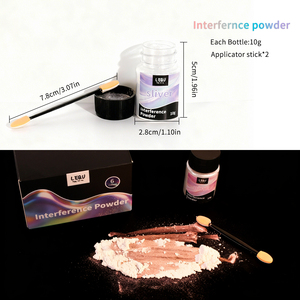 Poudre d'interférence LEQU Happy And Fun, 6 couleurs, 10g chacune, pour la résine, la peinture sur ongles, les loisirs créatifs - Product Image 5