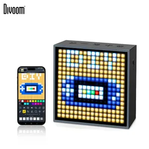 <span class=keywords><strong>Divoom</strong></span> Timebox Evo Altavoces inalámbricos Bluetooth Pantalla RGB Reloj programable Alarma <span class=keywords><strong>Pixel</strong></span> <span class=keywords><strong>Art</strong></span> Creation Unique - Product Image 1
