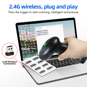 1D A4 kích thước không dây USB và Máy quét mã vạch <span class=keywords><strong>CCD</strong></span> CMOS nguồn ánh sáng tài liệu Chứng Khoán scan Gun với đứng vị trí - Product Image 6