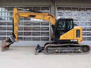 Sy155u 16 טון מחפר הידראולי רדיוס קומפקטי מעופר עבור בנייה עירונית - Product Image 2