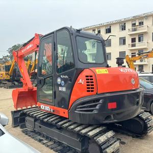 Excavatrice Kubota KX185 2023, faible nombre d'heures de fonctionnement, occasion, moteur 5 tonnes, capacité de la benne 0,2 m³, travaux de construction, terrassement, déplacement de matériaux - Product Image 2