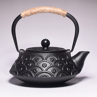 Prix usine 900ML théière en fonte avec passoire à thé motif Sakura café thé eau Pot ustensiles de cuisine bouilloire ménage