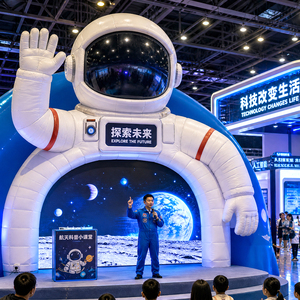Customized Giant <b>Inflatable</b> Astronauts Stage Model Festival Music Outdoor <b>Inflatable</b> Stage - Product Image 2