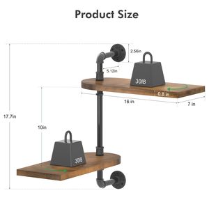 Étagère à plantes à fenêtre rotative à 2 niveaux, support pour plantes d'intérieur <span class=keywords><strong>en</strong></span> <span class=keywords><strong>bois</strong></span>, support <span class=keywords><strong>mural</strong></span> pour plantes - Product Image 2
