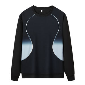 เสื้อสเวตเตอร์ทีคอของผู้ชายเสื้อสเวตเตอร์แขนยาวแบบสวมหัวใส่สบาย2025ฤดูใบไม้ร่วงโลโก้ตามสั่ง2025 - Product Image 1