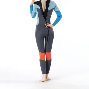 بدلة غوص من النيوبرين للبالغين بسماكة 3 مم مع سحاب 10V، واقي ركبة أوتمن مخصص للغوص وركوب الأمواج - Product Image 5