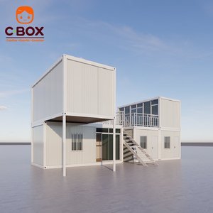 Edificios de Oficinas Prefabricados Modulares Ecológicos Cbox de 2 Pisos, Dormitorio Moderno para Trabajadores, Restaurante, Casa Contenedor Móvil Desmontable - Product Image 5