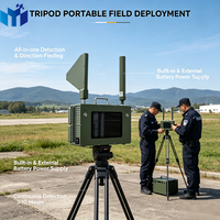 Analyseur de spectre UAV basé sur SDR DF-04, scanner 300 MHz-6 GHz, équipement de comparaison d'amplitude et de détection de direction
